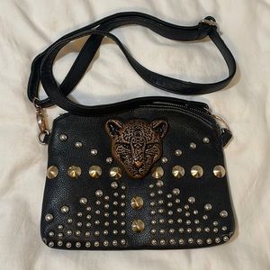 Vintage Studded Cheetah/Leopard Purse